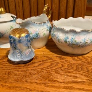 Cream and sugar set and more